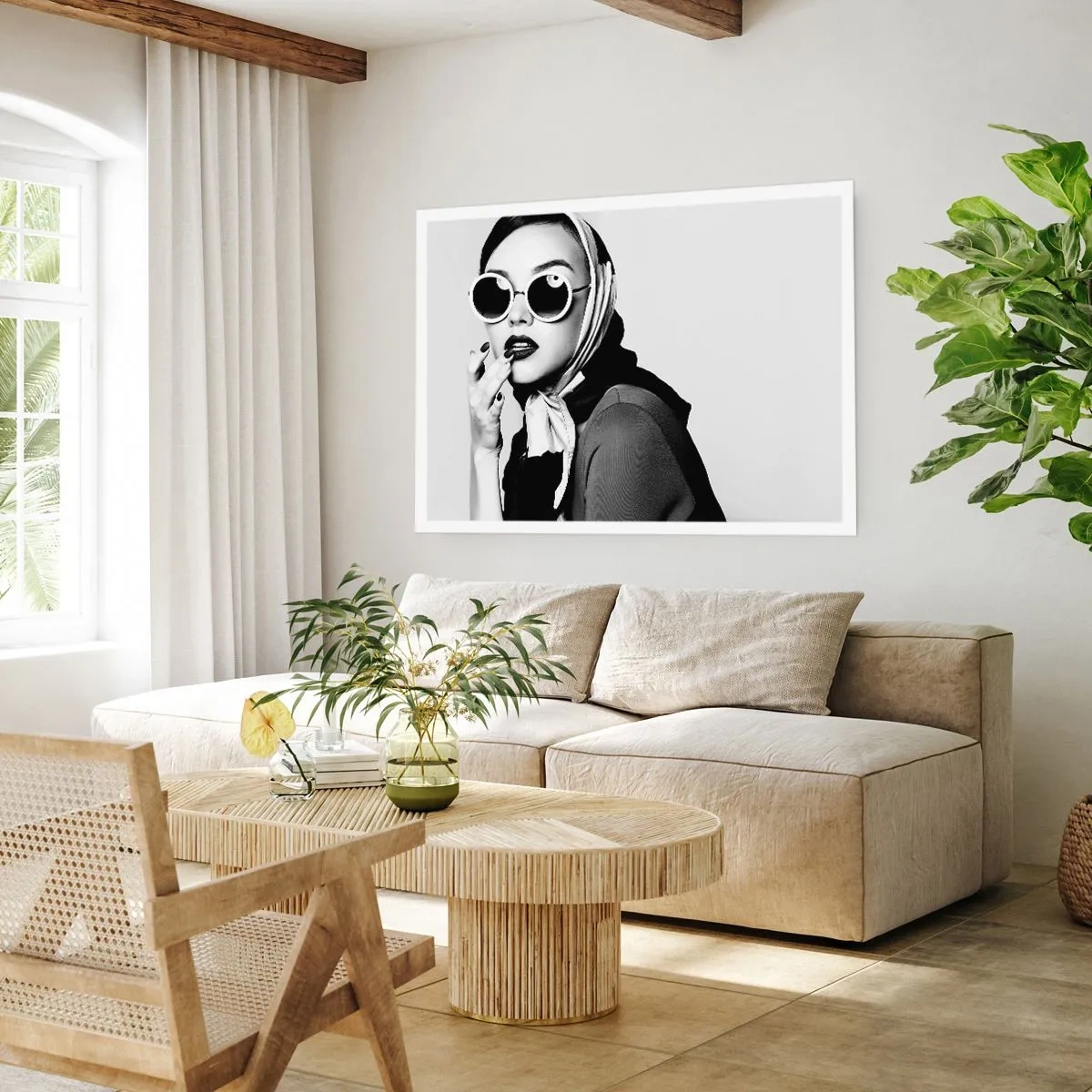 Affiche - Poster - Salutations des années 60 - 50x40 cm