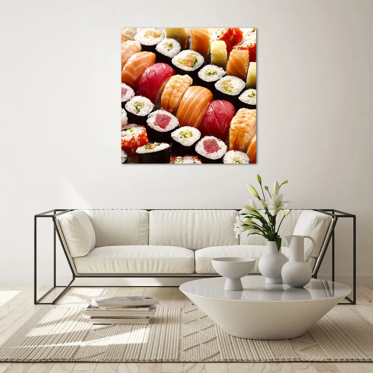 Impression sur verre - Image sur verre - Couleurs et saveurs d'Asie - 30x30 cm