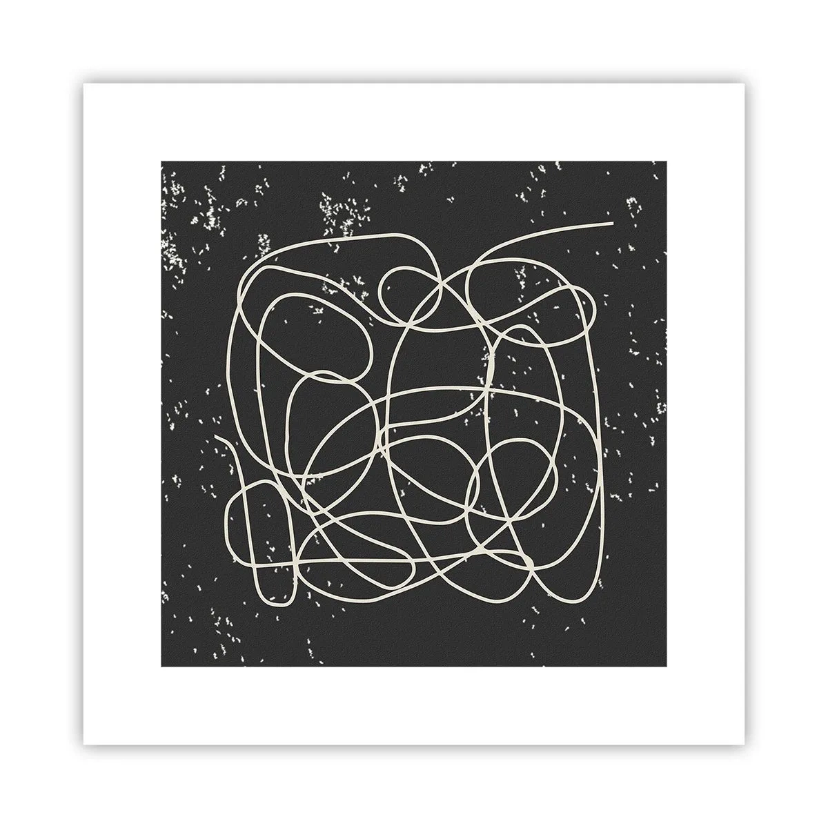 Affiche - Poster - Errance des pensées - 30x30 cm