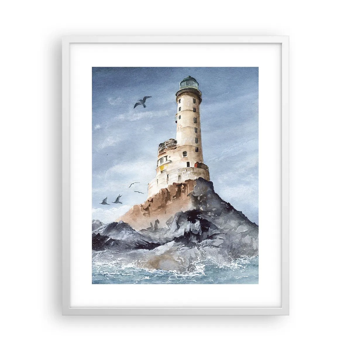 Affiche dans un cadre blanc - Poster - Invincible - 40x50 cm