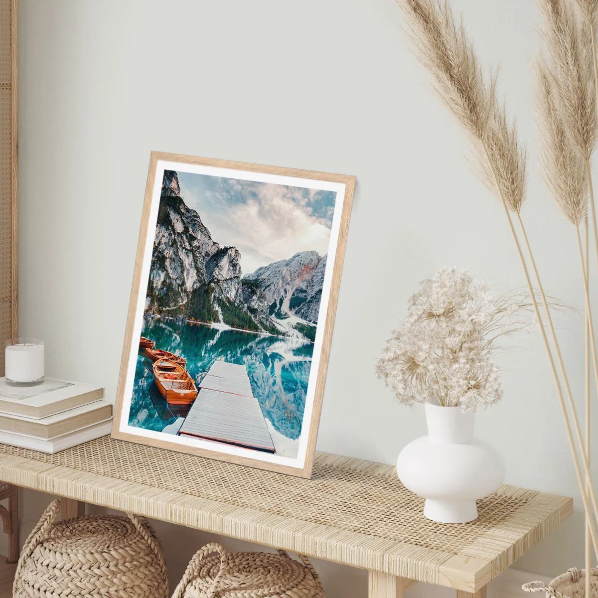 Affiche dans un chêne clair - Poster - On va te montrer la beauté - 50x70 cm