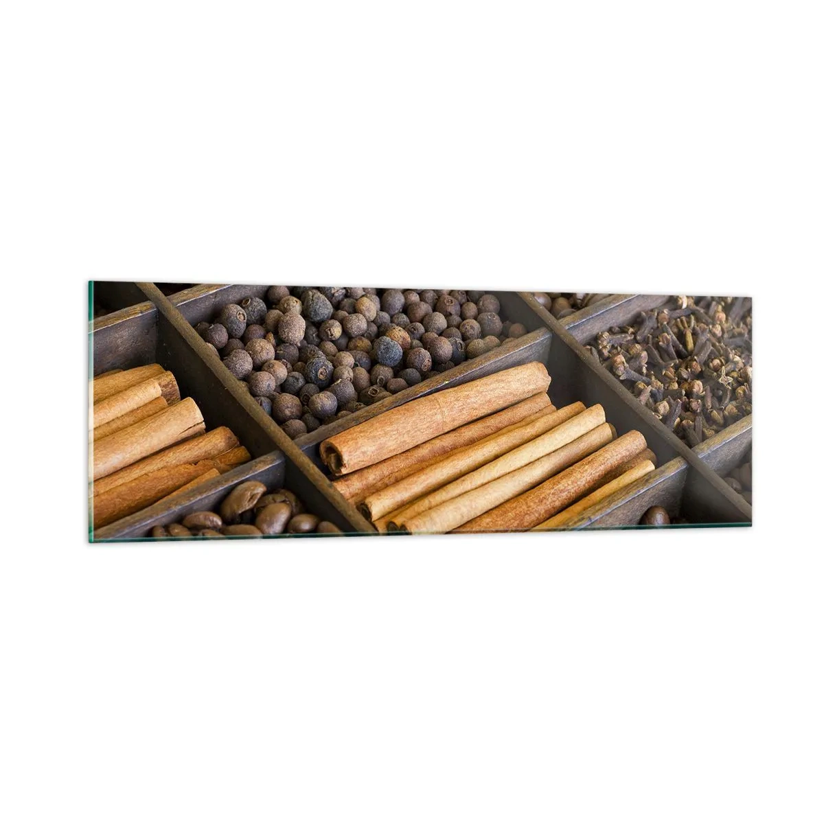 Impression sur verre - Image sur verre - Trésor d'arômes - 90x30 cm