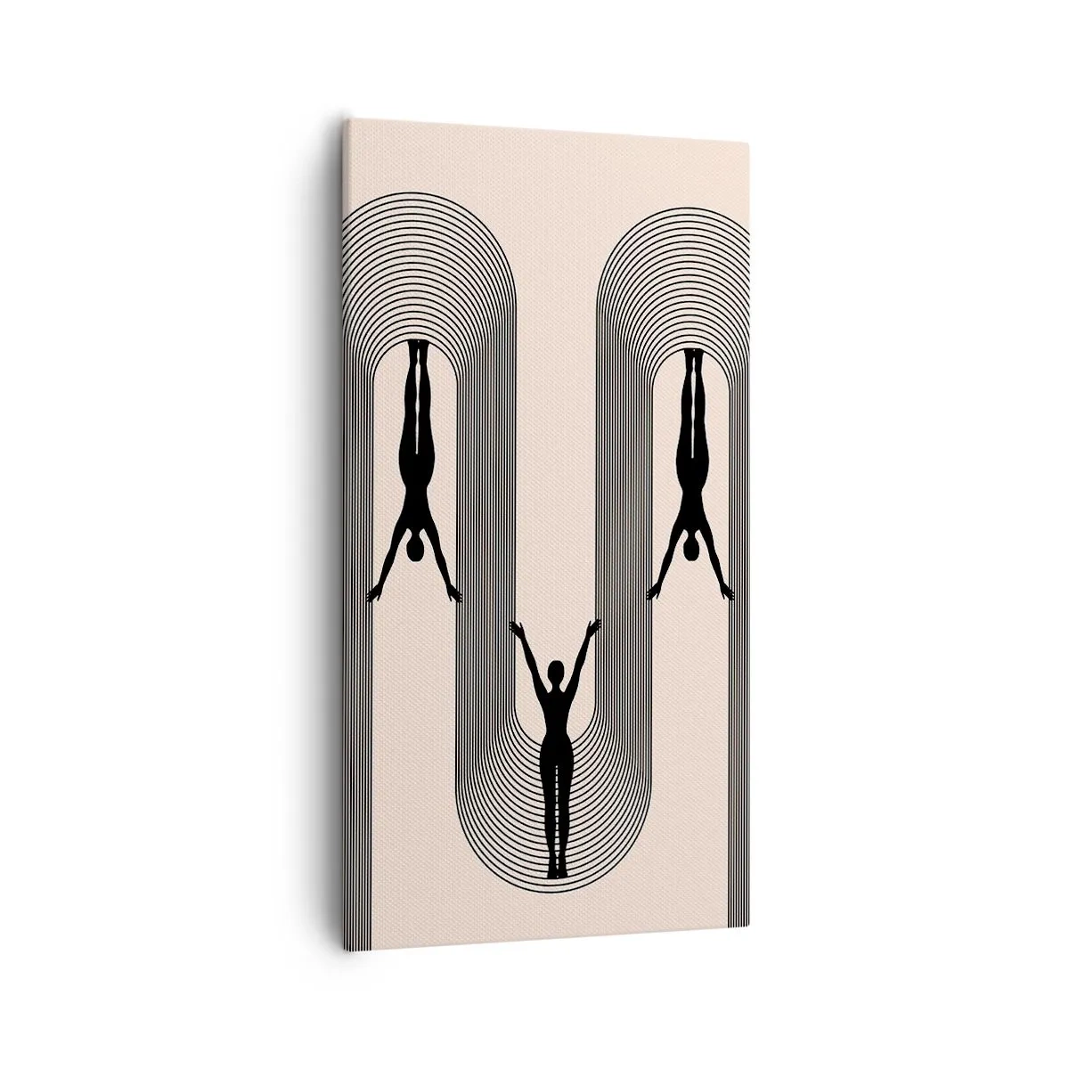 Impression sur toile - Image sur toile - Les jambes en l’air - 55x100 cm