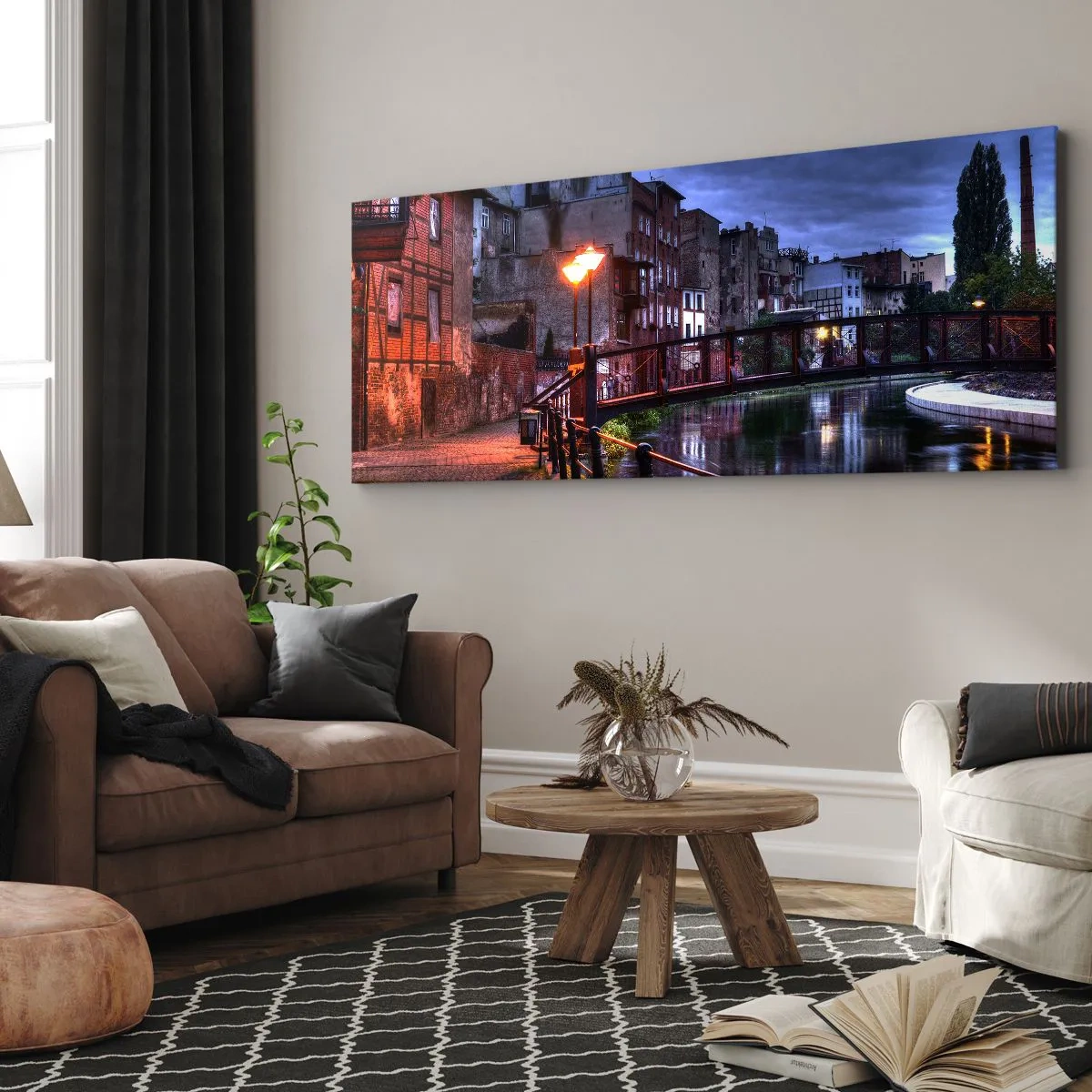 Impression sur toile - Image sur toile - Tu n'as pas connu ce Bydgoszcz - 90x30 cm