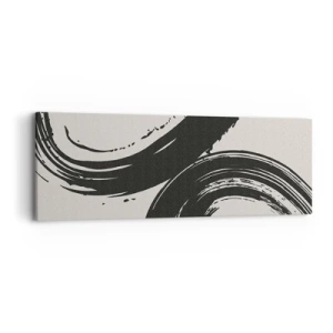 Impression sur toile - Image sur toile - Balayage circulaire - 90x30 cm