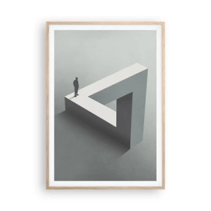 Affiche dans un chêne clair - Poster - Mais c'est possible - 70x100 cm