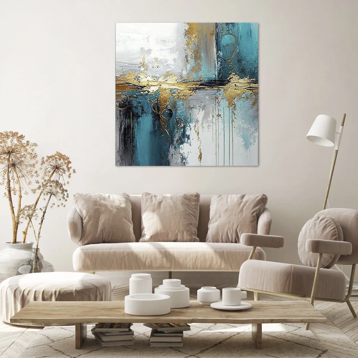 Impression sur toile - Image sur toile - Tout coule - 70x70 cm