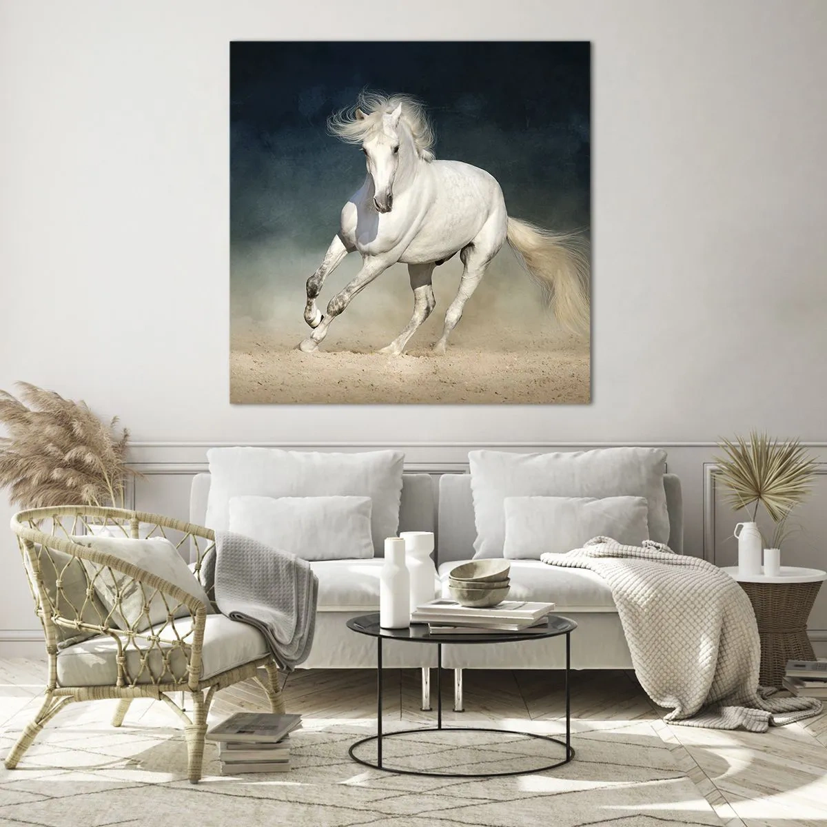 Impression sur verre - Image sur verre - La liberté à l'état pur - 70x70 cm