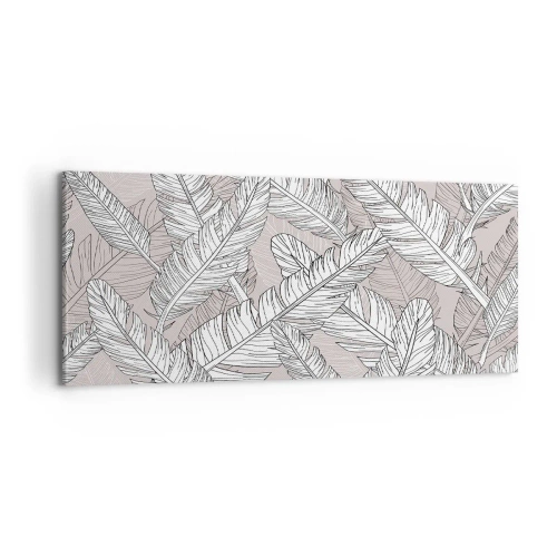 Impression sur toile - Image sur toile - Un tourbillon de plumes - 100x40 cm