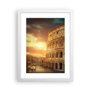 Affiche dans un cadre blanc - Poster - Une impression colossale - 30x40 cm