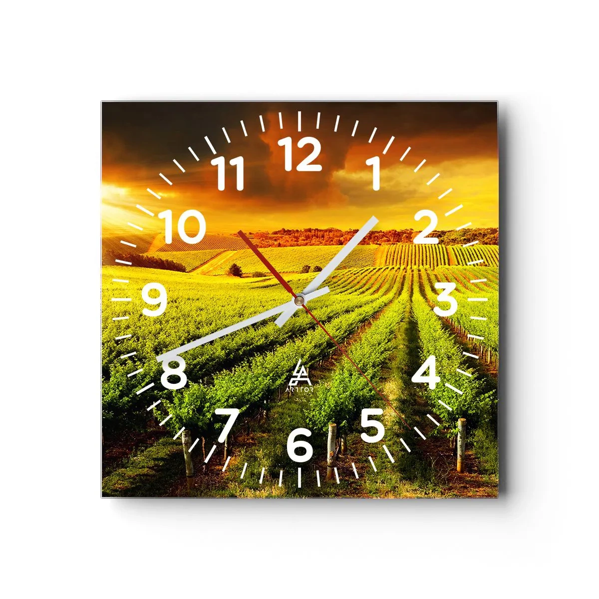 Horloge murale - Pendule murale - Sous le soleil australien - 30x30 cm