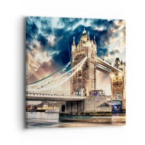 Impression sur toile - Image sur toile - Monument de l'empire victorien - 40x40 cm