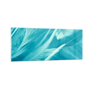 Impression sur verre - Image sur verre - Se noyer dans les plumes - 100x40 cm