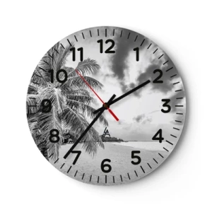 Horloge murale - Pendule murale - Quand tu aspires à la solitude - 40x40 cm