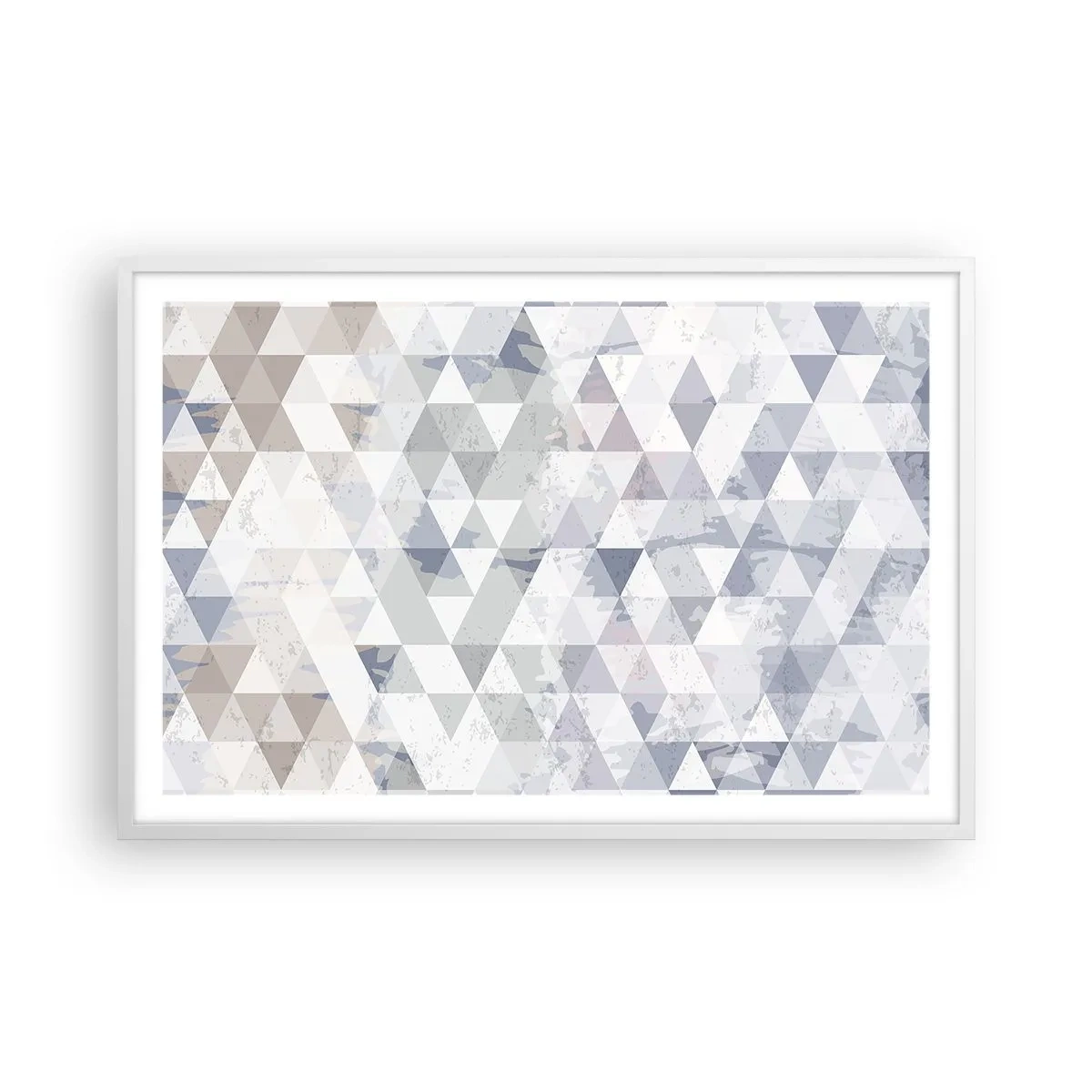 Affiche dans un cadre blanc - Poster - En rythme de trois - 91x61 cm