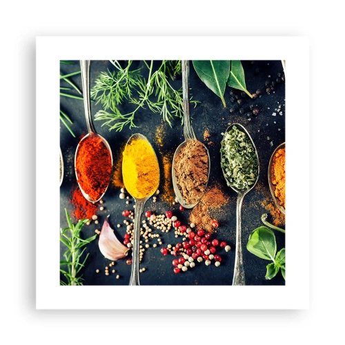 Affiche - Poster - Magie culinaire - 40x40 cm