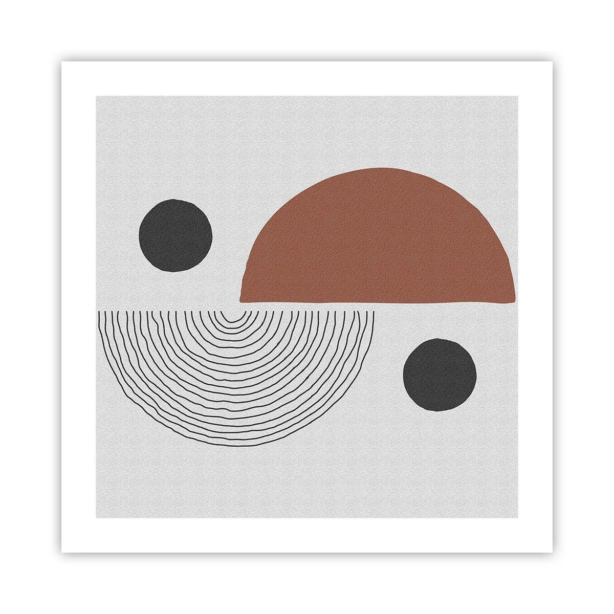 Affiche - Poster - Perfection de la roue - 50x50 cm