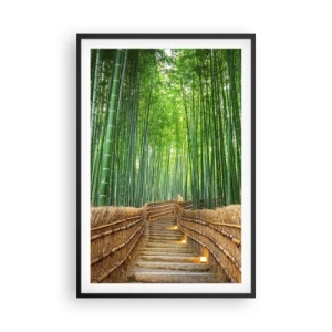 Affiche dans un cadre noir - Poster - L'essence de la nature asiatique - 61x91 cm