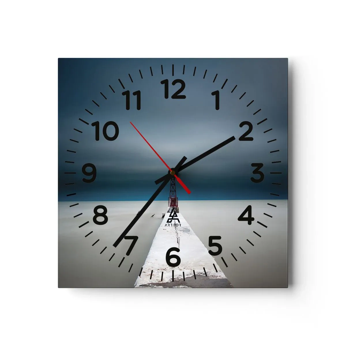 Horloge murale - Pendule murale - À la rencontre de l'immensité - 40x40 cm