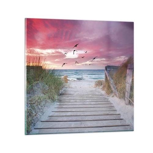 Impression sur verre - Image sur verre - Impression de la Baltique - 70x70 cm