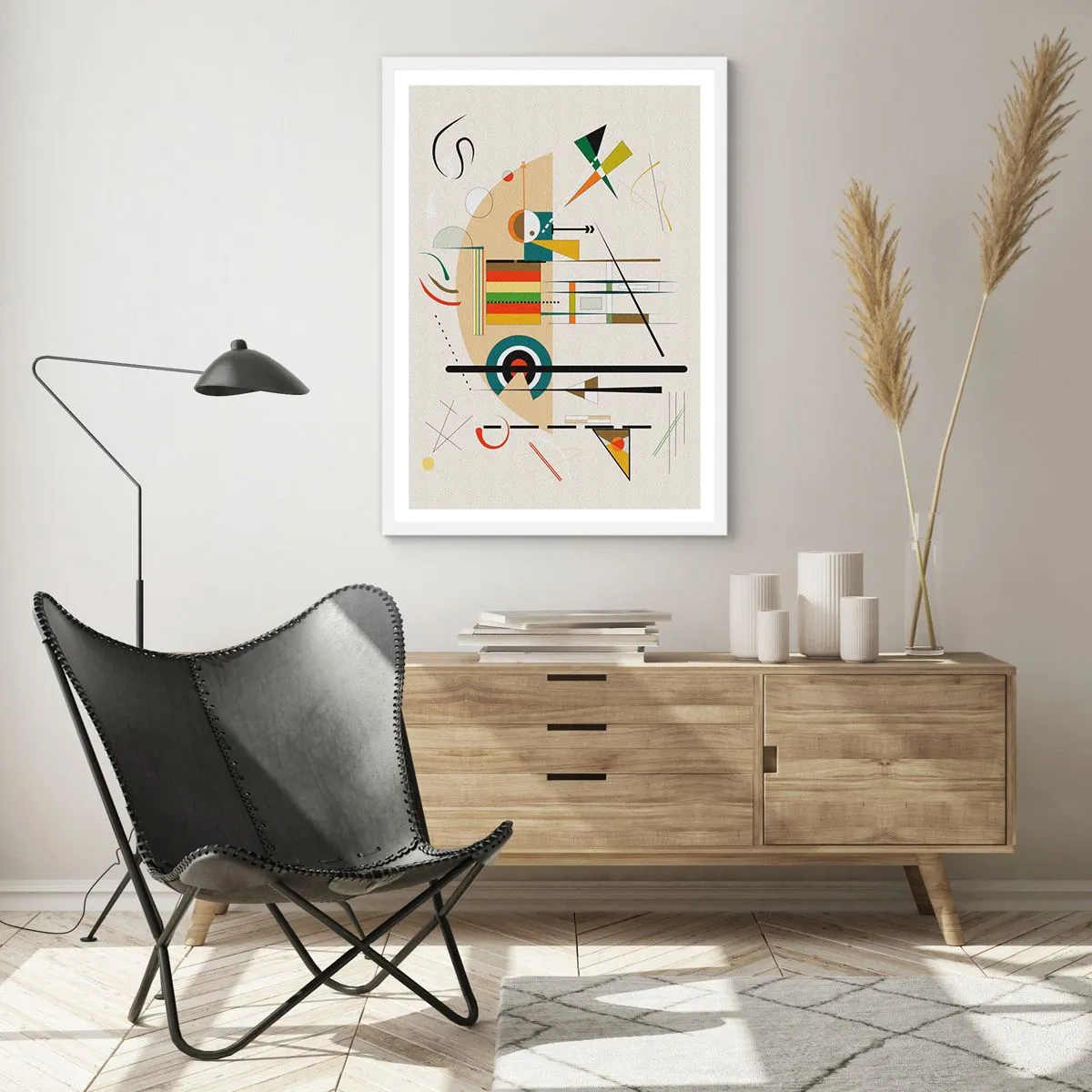 Affiche dans un cadre blanc - Poster - Et le monde s’amuse - 61x91 cm