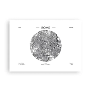 Affiche - Poster - Anatomie de Rome - 70x50 cm