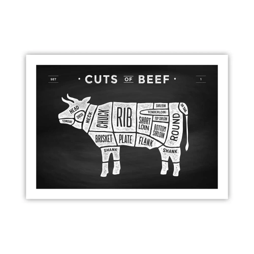 Affiche - Poster - L'art de la découpe - 70x50 cm