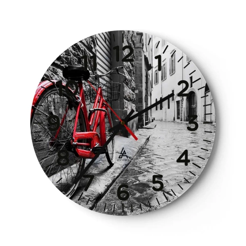 Horloge murale - Pendule murale - La vraie beauté ne vieillit pas - 30x30 cm
