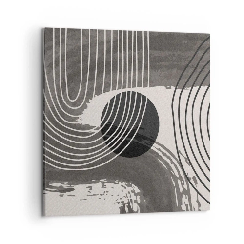 Impression sur toile - Image sur toile - L'ovale gagne - 50x50 cm