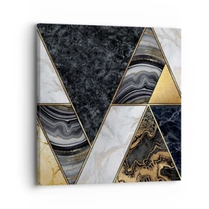 Impression sur toile - Image sur toile - Pierre après pierre - 30x30 cm