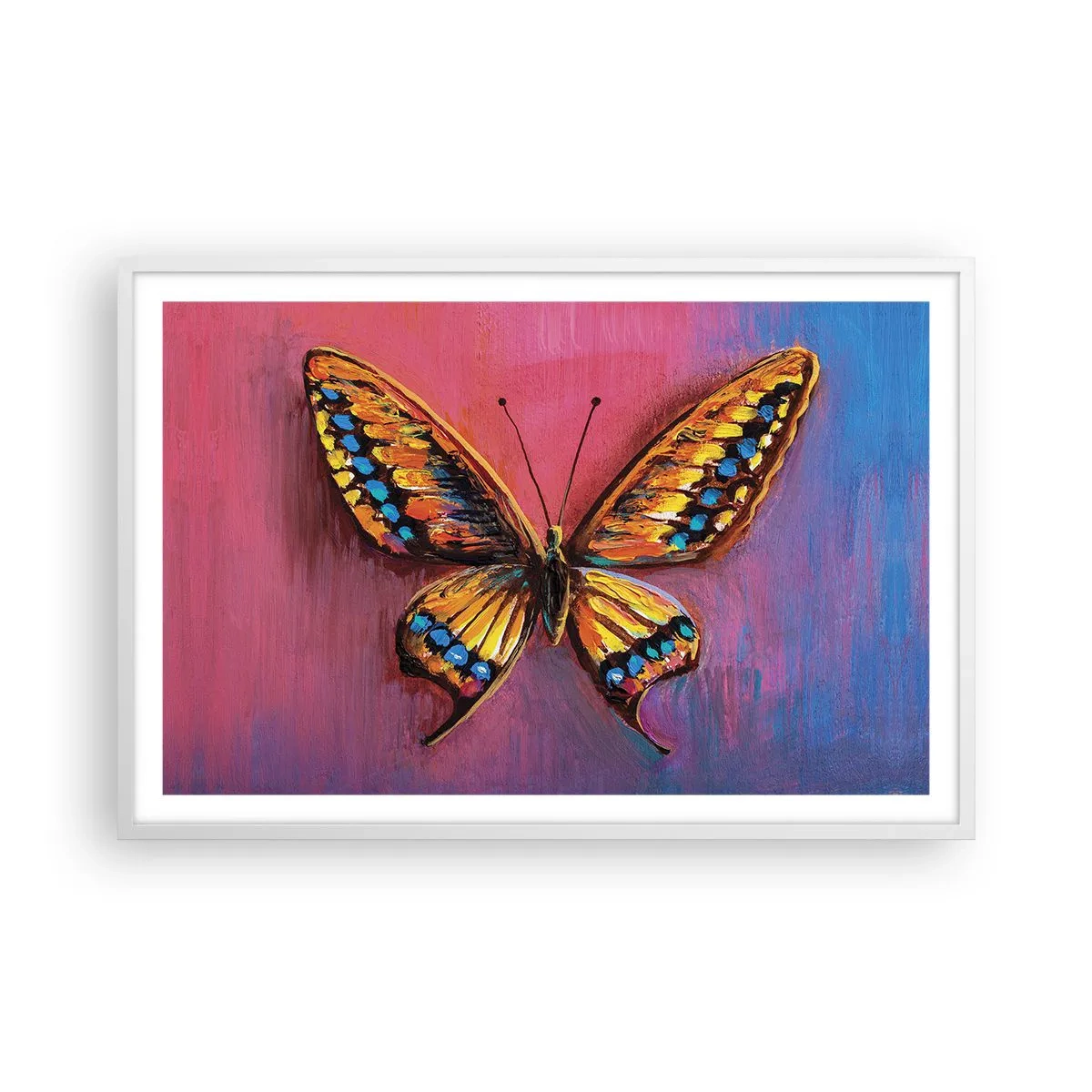 Affiche dans un cadre blanc - Poster - Un joyau de la nature - 91x61 cm