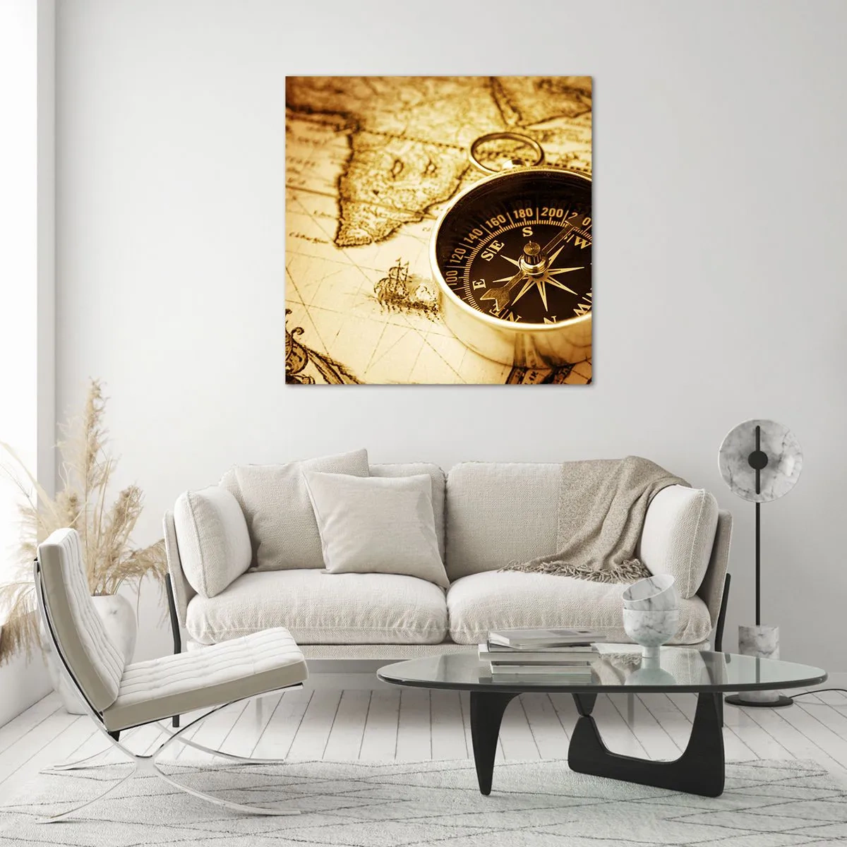 Impression sur verre - Image sur verre - Est ou ouest? - 30x30 cm