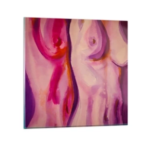 Impression sur verre - Image sur verre - Ode à la féminité - 30x30 cm