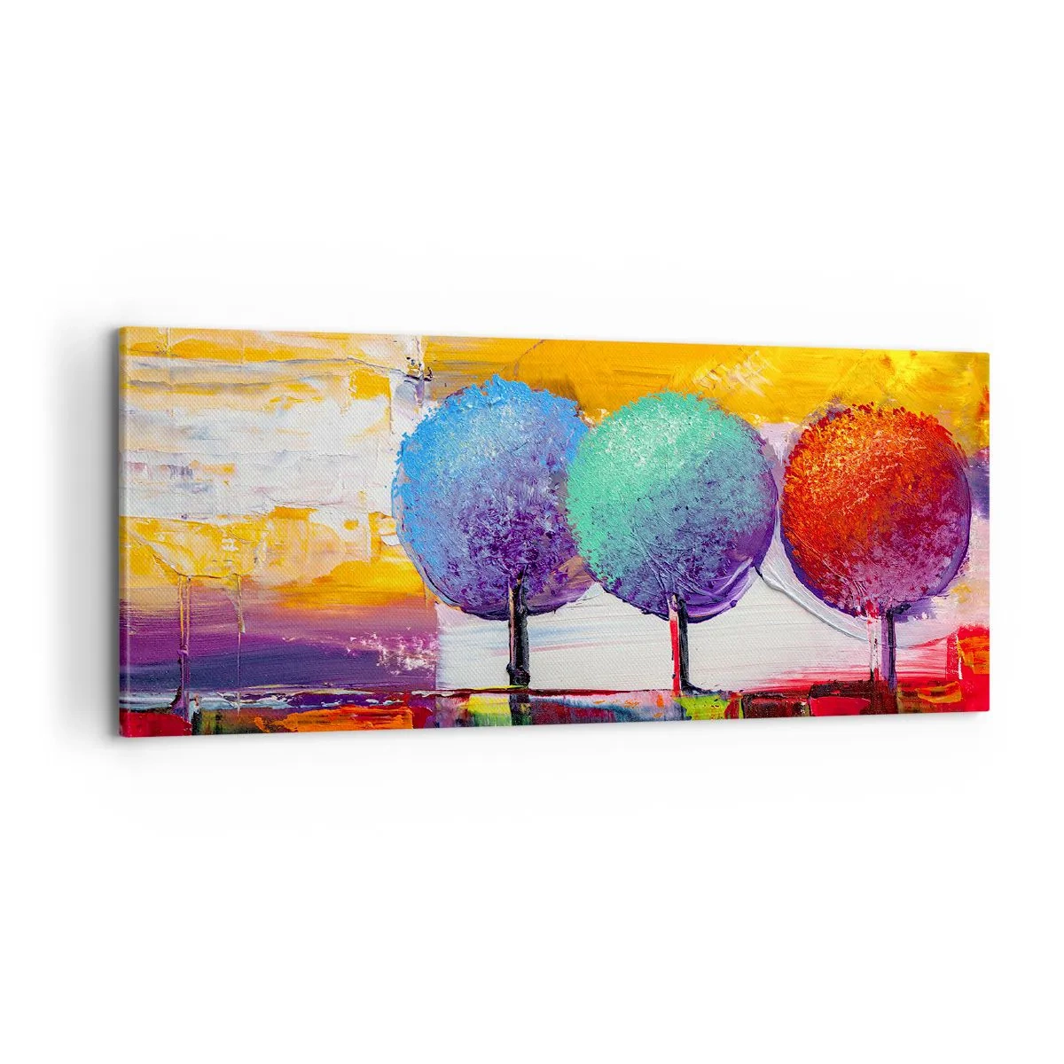 Impression sur toile - Image sur toile - Art jusqu'à trois - 100x40 cm