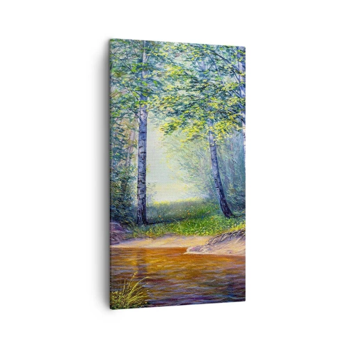 Impression sur toile - Image sur toile - Paysage idyllique - 45x80 cm