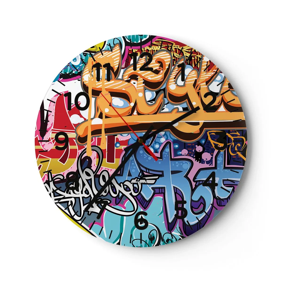 Horloge murale - Pendule murale - Fresques, fresques, fresques… - 30x30 cm