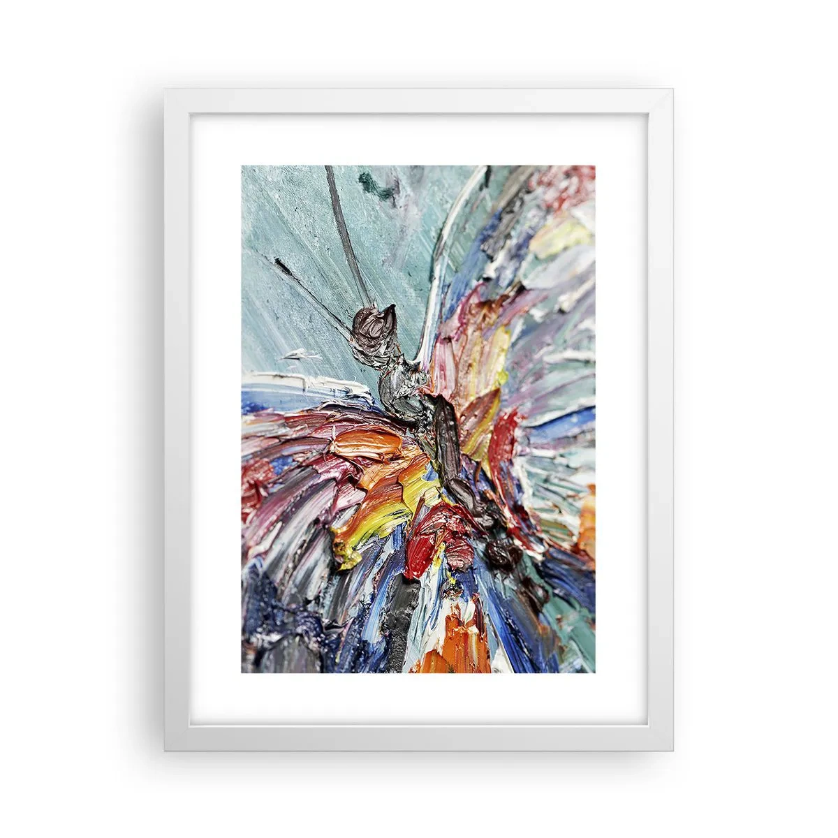 Affiche dans un cadre blanc - Poster - Peint par nature - 30x40 cm