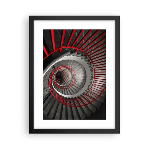 Affiche dans un cadre noir - Poster - Amusement architectural - 30x40 cm