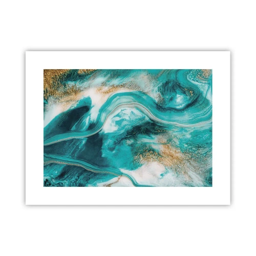 Affiche - Poster - Rivière d'or - 40x30 cm