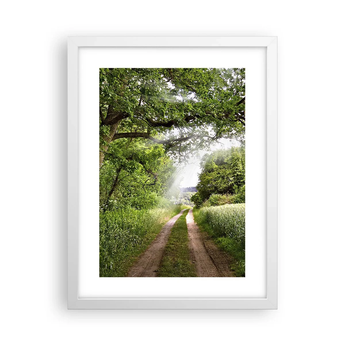 Affiche dans un cadre blanc - Poster - Et in Arcadia ego - 30x40 cm