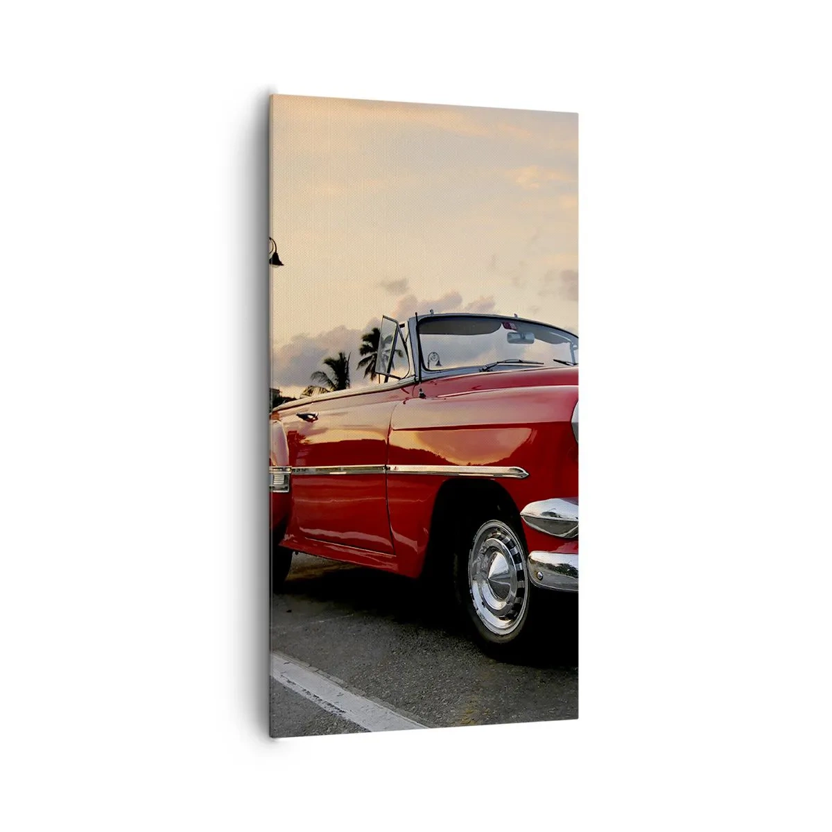 Impression sur toile - Image sur toile - La chaleur rouge des tropiques - 65x120 cm