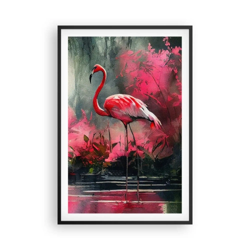 Affiche dans un cadre noir - Poster - Une leçon de grâce naturelle - 61x91 cm