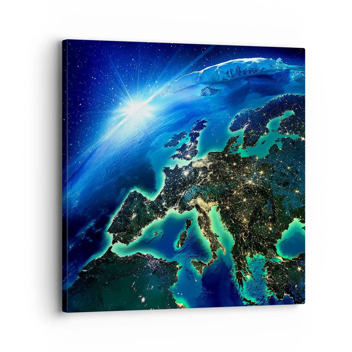Impression sur toile - Image sur toile - Europe pétillante - 30x30 cm