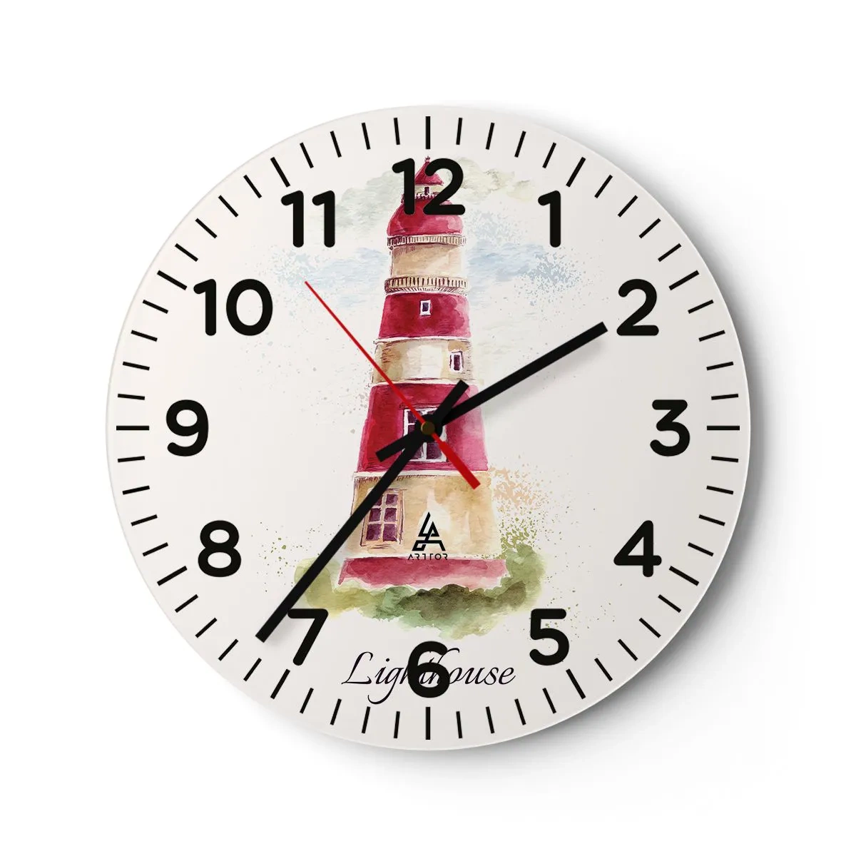 Horloge murale - Pendule murale - Il y a toujours beau temps autour - 40x40 cm