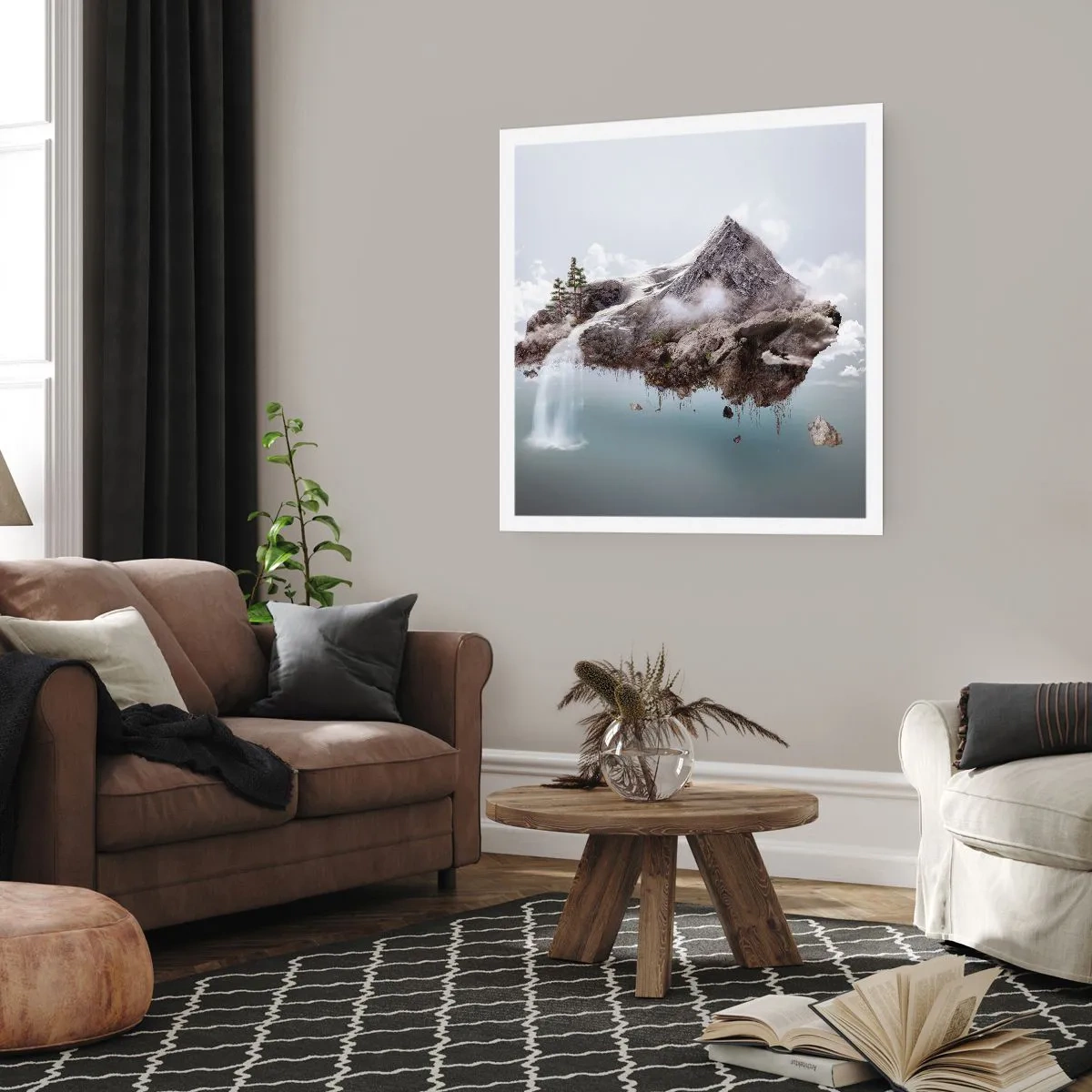 Affiche - Poster - L'oeil du surréaliste - 60x60 cm