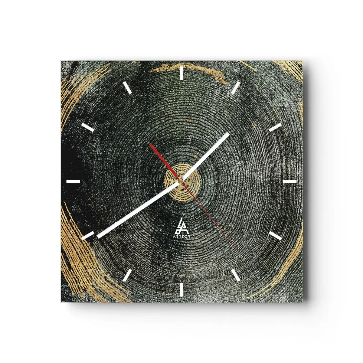 Horloge murale - Pendule murale - Changement et persistance - 40x40 cm