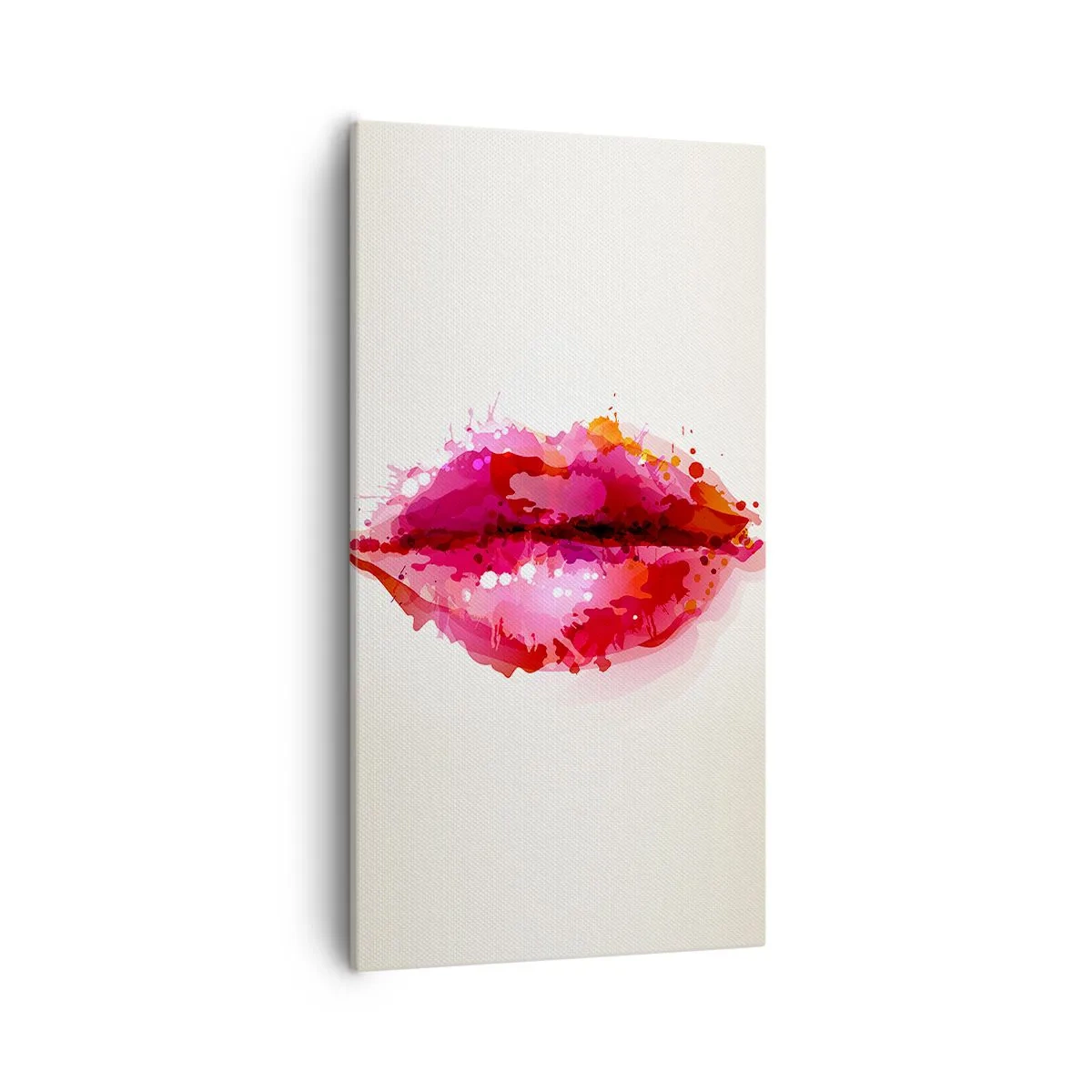 Impression sur toile - Image sur toile - Une nuance de rouge rougeâtre - 55x100 cm