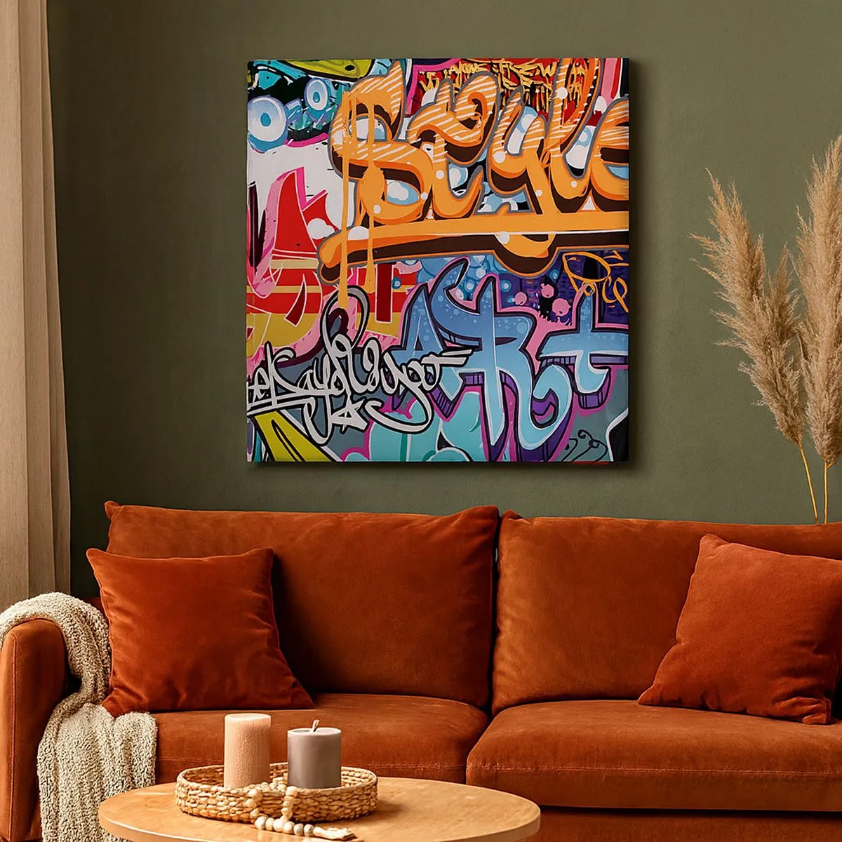 Impression sur toile - Image sur toile - Fresques, fresques, fresques… - 30x30 cm