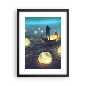 Affiche dans un cadre noir - Poster - Des choses dont les philosophes n'ont jamais rêvé - 30x40 cm