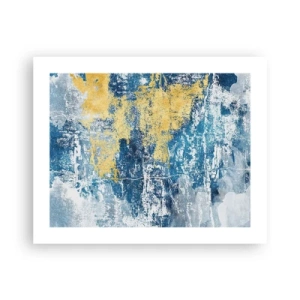 Affiche - Poster - Abstraction du temps - 50x40 cm